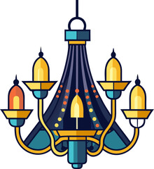 chandelier light icon