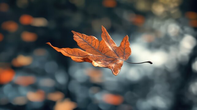 glide flying leaf