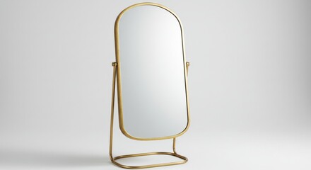 Tall rectangular vanity mirror