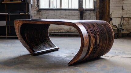 adjustable looping desk