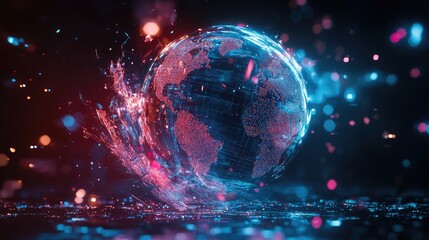 warming collapsing globe