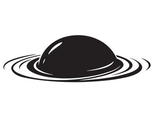 BLACK HOLE SILHOUETTE