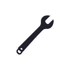 Wrench Icon: Repair, Maintenance, Tool, Mechanic, Engineering Symbol