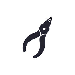 Precision Needlenose Pliers: A Detailed Close-Up Graphic