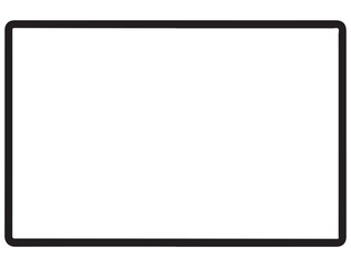 Obraz premium BORDER FRAME SILHOUETTE