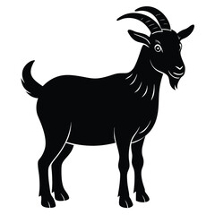 goat vector animal sihouette