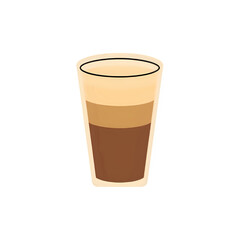 Iced Coffee: Layers of Espresso, Milk, and Ice - Perfect Summer Drink