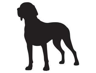 BRACCO ITALIANO DOG SILHOUETTE