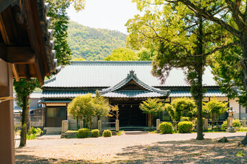 Fototapeta premium shikoku, JAPAN - may 2 2025 Tenno Temple No. 79 in the Shikoku Pilgrimage