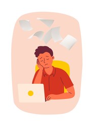 someone who is tired of work