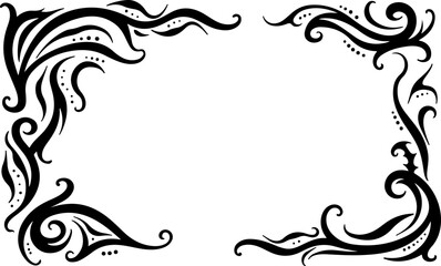 Fototapeta premium Vintage Ornamental Frame & Label Collection - Decorative Vector Design Set