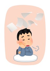 someone who is tired of work