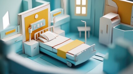 safety disassembling hospital room