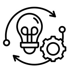 Innovation Cycle  Icon Element For Design