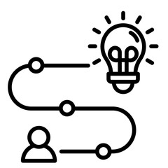 Innovation Roadmap  Icon Element For Design