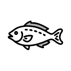 Abstract gray shapes on black backdrop in flat style