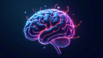 Fototapeta premium Interconnected Digital Consciousness