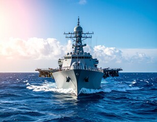 Obraz premium ship in the sea