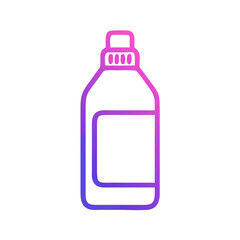 Gradient laundry detergent bottle icon