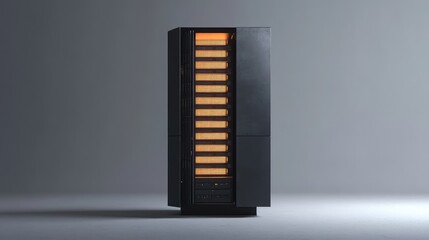 cooling elevating server rack