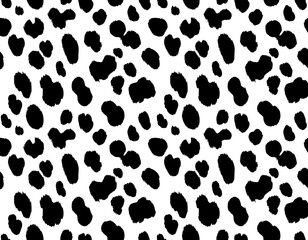 Black and white animal print
