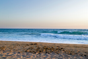 Vrahos beach in Preveza, Epirus, Greece.