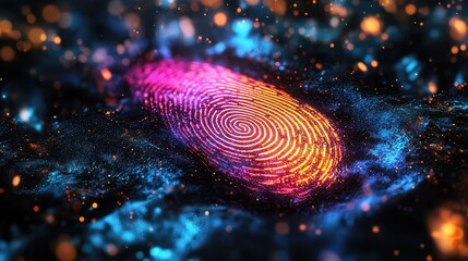 security emitting fingerprint