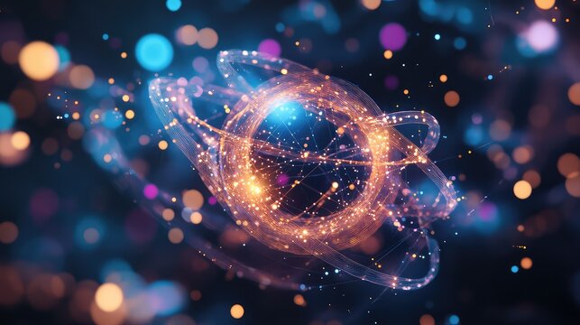 superposition stretching quantum particle