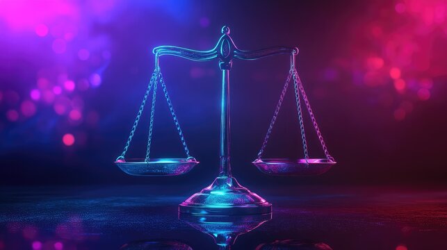 digital blinking balance scale