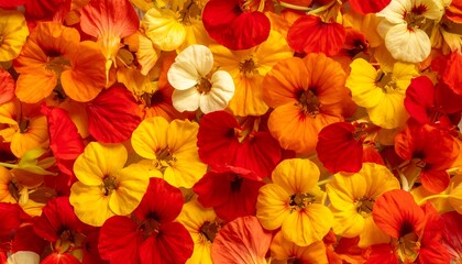 Colorful flower petals background