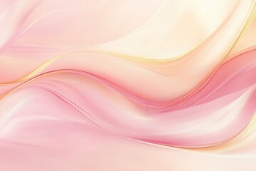 Elegant abstract pink and gold wave background with a smooth and modern design texture