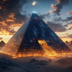  pyramids solar powered tombs for pharaohs of the future