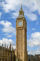 ロンドンにあるビッグベンのとても美しい風景