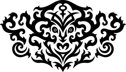 Fototapeta premium Maori & Tribal Tattoo Design Bundle – Polynesian-Inspired Vector Set