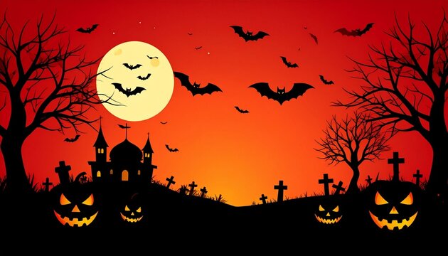 The spooky night background. Spooky night halloween background. Halloween theme dark background. Halloween spooky night background