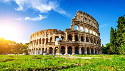 Colosseum exterior view daytime
