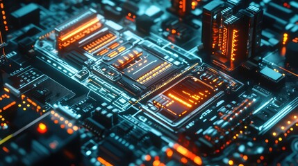 Fototapeta premium firmware morphing microcontroller