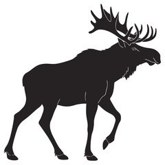 deer silhouette vector