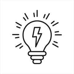 Light Bulb Outline Icon