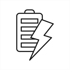 Battery Outline Icon