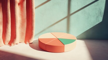 Fototapeta premium flexibility stretching pie chart