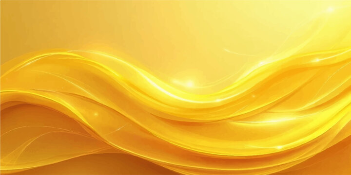 Abstract orange and yellow wavy background with flowing lines and bright texture