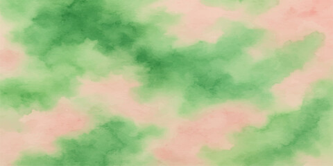 Abstract colourful watercolour background with clouds and sky texture