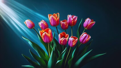 Tulip Close-Up Photography with Dreamlike Lighting