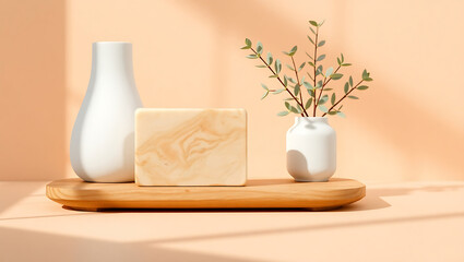  Elegant Handmade Soap Display with Greenery in Minimal Decor