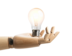 Firefly_3d Money Bag with dollar sign - Firefly_Ai robot hand holding lightbulb on isolated transparent background (4)