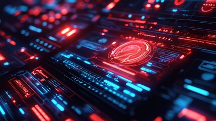 Obraz premium shell absorbing command line