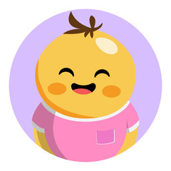 Obraz premium Vector illustration of a fun cartoon boy for your avatar