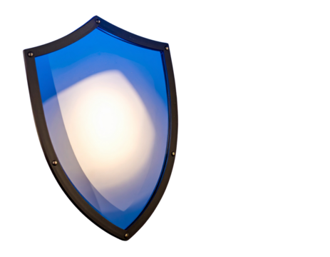 Firefly_3D illustration of a verified email envelope icon - Firefly_Blue shield icon with a metallic borde (3)
