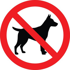 No Dogs Allowed A Clear Sign of Restriction and Prohibition in Public Spaces